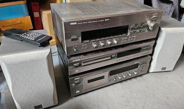 Yamaha, JBL - RX-496RDS - CDX-396 - KX-393 - 2 x E20, Nieuw