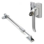 2x Raamsluiting met slot en blinde bevestiging +, Verzenden, Nieuw