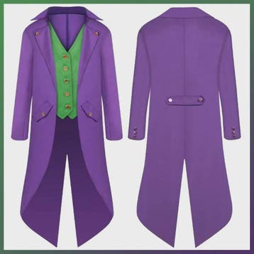Joker Cosplay Kostuum voor Heren en Kinderen - Complete Tuxe, Verzenden, Nieuw