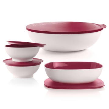 Tupperware Allegra Kommen set 4-delig, Ophalen of Verzenden, Nieuw