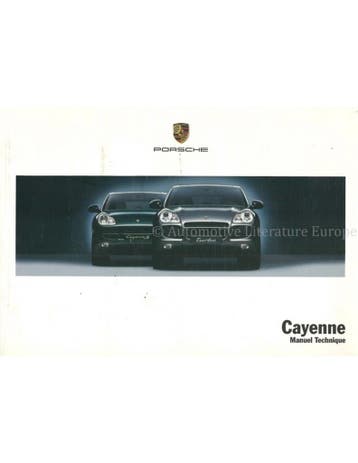 2003 PORSCHE CAYENNE INSTRUCTIEBOEKJE FRANS