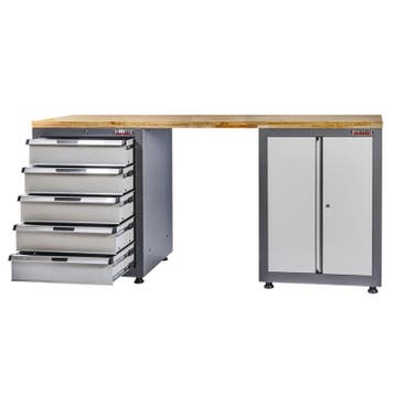 Werkbank Elite-Line 210 x 55,5 x 96 cm. met 5 laden en, Ophalen of Verzenden, Nieuw