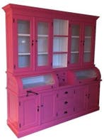 Buffetkast roze - wit Bastiaan 200cm, Huis en Inrichting, Kasten | Buffetkasten, Ophalen of Verzenden, Nieuw