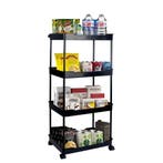 Nexxt Multifunctionele Trolley - 4 Laags - 40 x 15 x 88 cm -, Verzenden, Nieuw