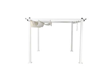 Pergola Eva - Wit - Aluminium - 295x295cm - The Outsider, Verzenden, Nieuw