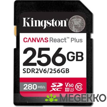 Kingston Canvas React Plus V60 256GB, Verzenden, Nieuw