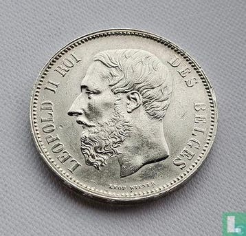 België 5 francs 1867 (klein hoofd - zonder punt na F), Postzegels en Munten, Munten | België, Verzenden, Losse munt, Goud