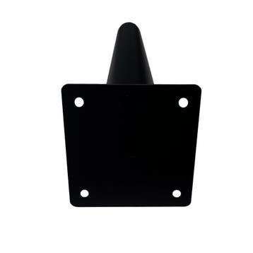 Stalen meubelpoot zwart conisch ø 5 cm / 2,5 cm en hoogte 18, Ophalen of Verzenden, Nieuw