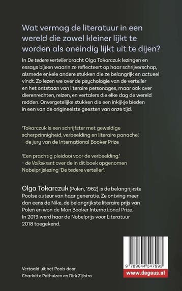 De tedere verteller 9789044547993 Olga Tokarczuk, Verzenden, Gelezen, Olga Tokarczuk