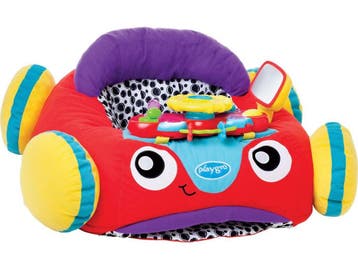 Playgro Comfy Car - Pluchen zitkussen Baby -, Verzenden, Zo goed als nieuw