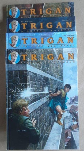 Trigan Bd. 3, 6, 8, 18 - German edition - 4 Album, Nieuw