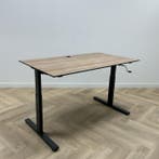 Eromes  slingerbureau 140x80 cm, havanna - antraciet, Ophalen of Verzenden, Gebruikt