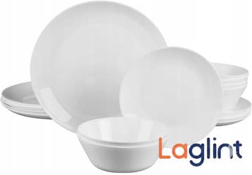 Koffieservies Wit 18-delig | 40% Korting | Weg=Pech, Ophalen of Verzenden, Zo goed als nieuw, Overige materialen, Compleet servies