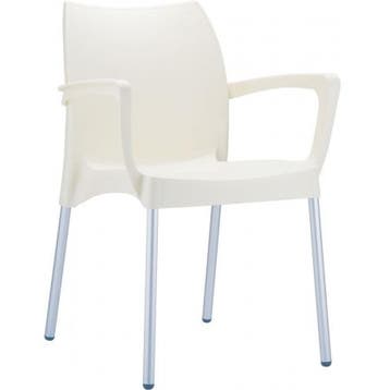 (MDK-105521) Siesta Dolce 4-poots stoel beige, Huis en Inrichting, Stoelen, Ophalen of Verzenden, Nieuw