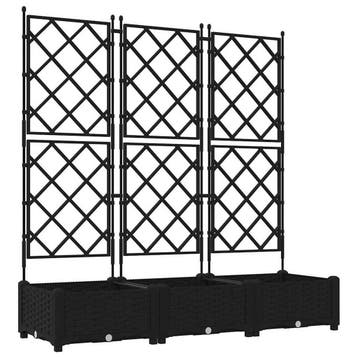 Tuinplantenbak met Trellis 120cm | Retourdeal 42% Korting, Kunststof, 100 cm of meer, Nieuw, Ophalen of Verzenden