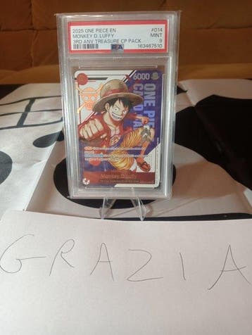 Bandai - 1 Graded card - One Piece - Monkey D. Luffy #014, Nieuw