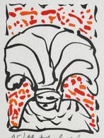 Pierre Alechinsky (1927) - Gille de Binche, Antiek en Kunst