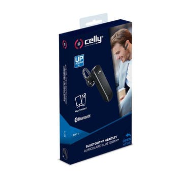 Celly Bluetooth Headset BH11BK Zwart, Verzenden, Nieuw