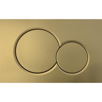 Bedieningsplaat Sigma by Geberit Frontbediening Mat Goud, Ophalen of Verzenden, Nieuw, Overige typen