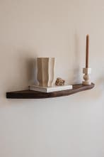 Organische wandplank eiken hout 90 cm - Japandi - 4 cm dik!, Ophalen of Verzenden, Nieuw