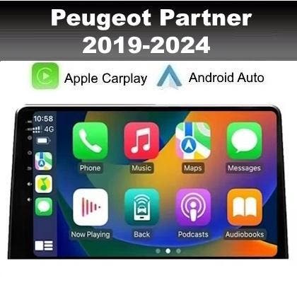 Peugeot Partner navigatie android 14 apple carplay dab+ wifi, Auto diversen, Autonavigatie, Nieuw, Ophalen of Verzenden