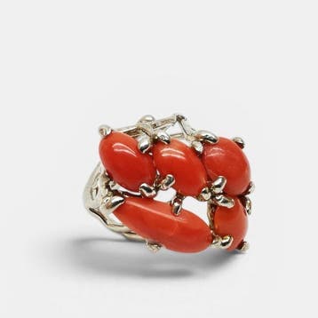 Koraal - Argento 925 - Ring - Italiaans vakmanschap