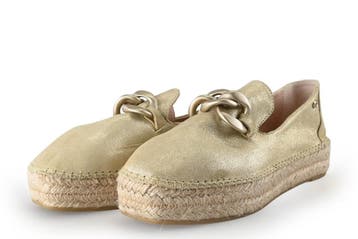 Fred de La Bretoniere Espadrilles in maat 38 Goud, Overige kleuren, Verzenden, Fred de La Bretoniere, Zo goed als nieuw