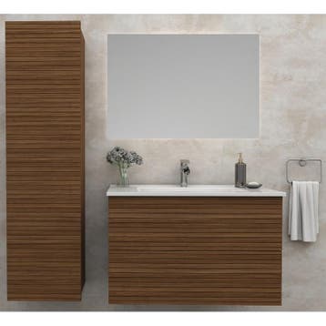 Badkamermeubel Elina Warm Eiken 60CM (Badkamermeubels), Ophalen of Verzenden, Nieuw