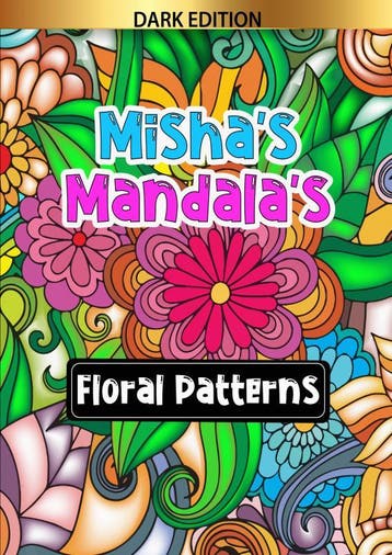 MishaS MandalaS: Floral Patterns | HugoElena Black Edition, Ophalen of Verzenden, Nieuw, HugoElena Black Edition