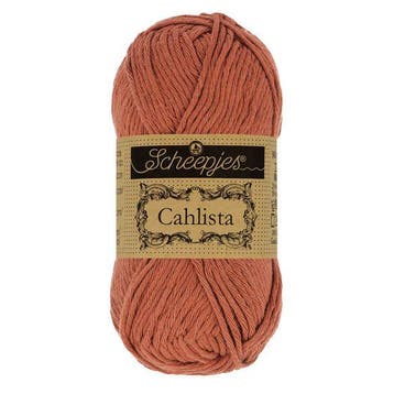 Scheepjes Cahlista 50 gr - 504 Brick Red, Verzenden, Nieuw