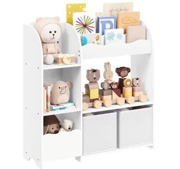 Kinder Boekenkast met Opbergdozen 3-in-1, Verzenden, Nieuw