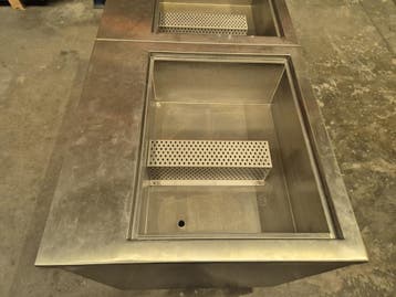 Bain marie 2x 400v in veiling catering professioneel, Gebruikt, Overige typen