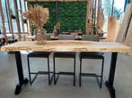 Stoere boomstam bartafels | Eettafel | Bar voor in mancave, Ophalen of Verzenden, Nieuw