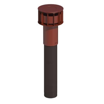 Ubbink MultiVent dakdoorvoer 125 - 980 mm rood, Ophalen of Verzenden, Nieuw