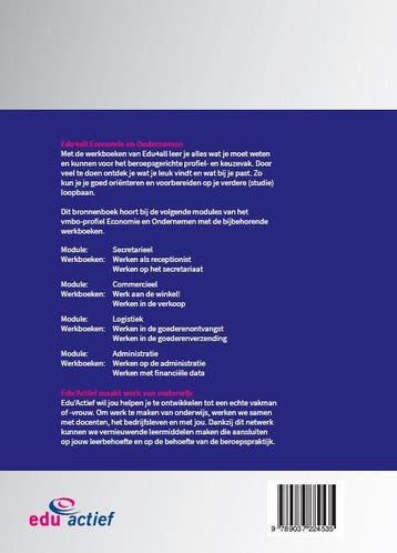 Bronnenboek Economie en Ondernemen / Edu4all EO Joyce Dost, Boeken, Verzenden, Gelezen, Joyce Dost