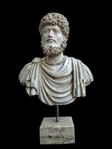 sculptuur, Busto Marco Aurelio - 44 cm - Gereconstitueerd, Antiek en Kunst