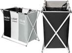 Lowander Wasmand 3 vakken - Wassorteerder 90 liter, Verzenden, Nieuw