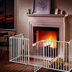 Veiligheidshek - Haardscherm - Hondenhek - 240cm - Grijs - K, Verzenden, Zo goed als nieuw