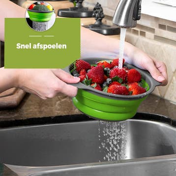 HI NATURE™ Vergiet Opvouwbaar set van 2 stuks - Inklapbaar, Ophalen of Verzenden, Gebruikt