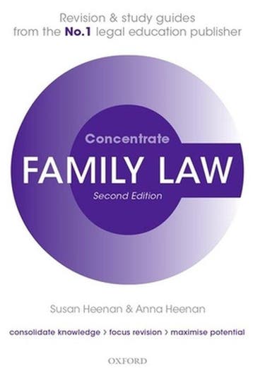 9780199671953 Family Law Concentrate | Tweedehands, Verzenden, Zo goed als nieuw, Susan Heenan