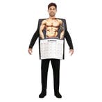 Sexy Mannen Kalender Kostuum, Verzenden, Nieuw, Feestartikel