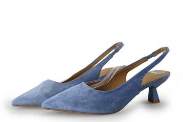 Manfield Slingbacks in maat 40 Blauw, Kleding | Dames, Zo goed als nieuw, Manfield, Verzenden, Blauw