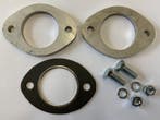 2,5 inch 2-gaats flens kits incl. pakking, Auto-onderdelen, Uitlaatsystemen, Ophalen of Verzenden, Nieuw