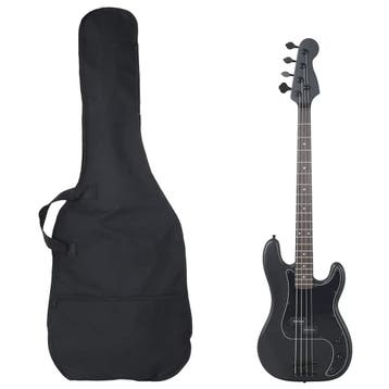 vidaXL Basgitaar voor beginners elektrisch met tas 4/4 46, Verzenden, Nieuw