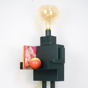 Mela - Edoardo Meloni - sculptuur, ROBOOK BULB VERDE N2 -