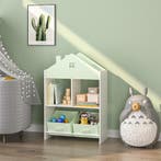 Kinderrek Vipsali huisvorm 90x60x27 cm mintgroen en wit [en., Verzenden, Nieuw