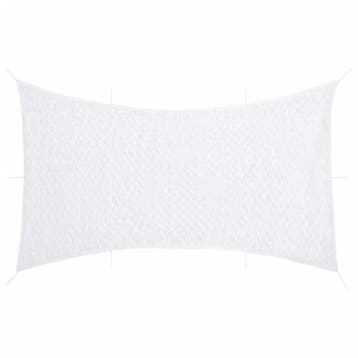 vidaXL Camouflagenet met opbergzak 724x515 cm wit, Verzenden, Nieuw
