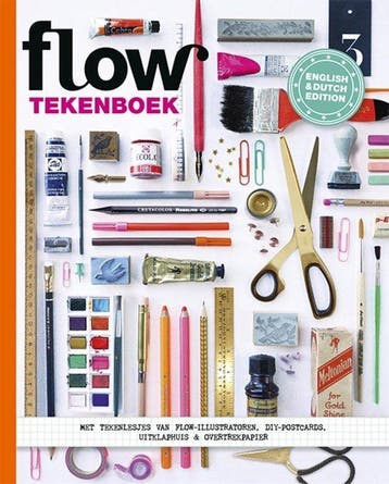 FLOW SPECIAL TEKENBOEK    0002 8710722011506, Boeken, Verzenden, Zo goed als nieuw, Sanoma Media NL. Cluster: Vrou