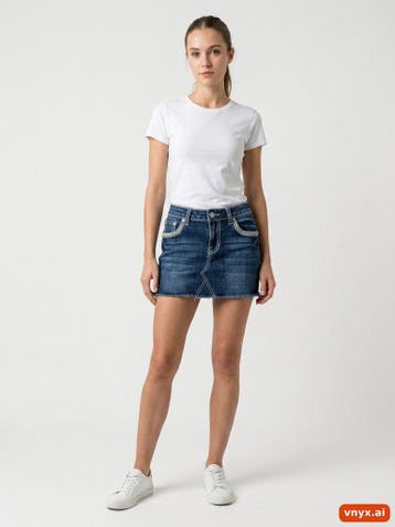 Earl Jean Spijkerrokken Dames maat S Blauw Vintage, Ophalen of Verzenden, Nieuw