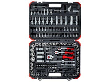 Dopsleutelset 1/4”+3/8”+1/2”, 172-dlg, Ophalen of Verzenden